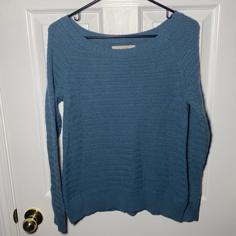 LOFT Long Sleeve Crew Neck Sweater Size Small